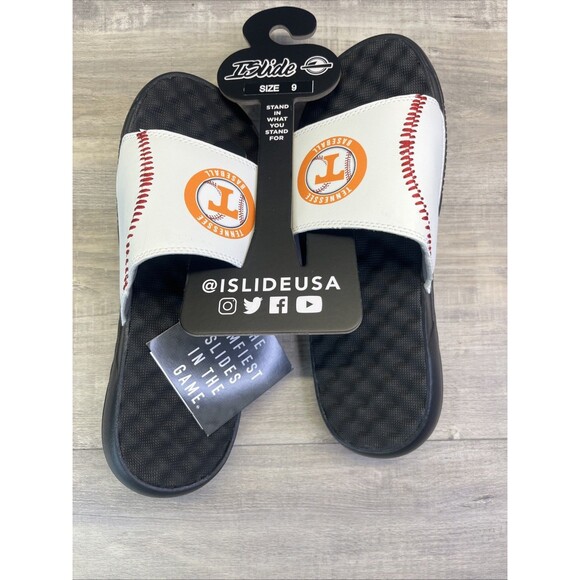 Tennessee Vols Baseball NCAA Islide Slides Sandals Mens 9 New - Picture 8 of 8